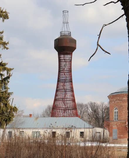Первая гиперболоидная башня Шухова в Полибине